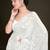 Embellished white color  bollywood georgette saree with unstiched blouse