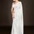 Embellished white color  bollywood georgette saree with unstiched blouse