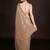 Embellished chiku color  bollywood georgette saree with unstiched blouse