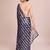 Embellished blue color  bollywood georgette saree with unstiched blouse