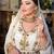 Blue-White Inner Jacket Morrocan Kaftan Silver Detailed work for women