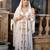 Blue-White Inner Jacket Morrocan Kaftan Silver Detailed work for women