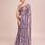 Embellished onion color  bollywood georgette saree with unstiched blouse