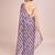 Embellished onion color  bollywood georgette saree with unstiched blouse