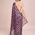 Embellished wine color  bollywood georgette saree with unstiched blouse