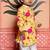 Yellow printed chanderi kurta pyjama