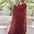 Embellished maroon color  bollywood georgette saree with unstiched blouse