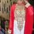 RED-White Inner Jacket Morrocan Kaftan Silver Detailed work for women