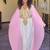 Pink-White Inner Jacket Morrocan Kaftan gold Detailed work for women