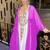 Rani-White Inner Jacket Morrocan Kaftan gold Detailed work for women