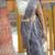 Grey Color Soft Silk Blend Floral Thread Work Saree