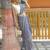 Grey Color Soft Silk Blend Floral Thread Work Saree