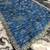 Blue Color Soft Silk Blend Floral Thread Work Saree