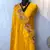 Orange Color Tussar Silk Floral Thread Embroidered Saree