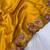 Orange Color Tussar Silk Floral Thread Embroidered Saree