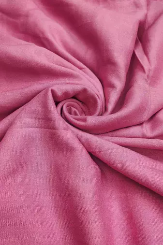 Pink cotton silk embroidered unstitched dress material