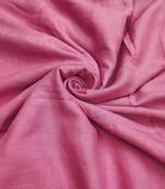 Pink cotton silk embroidered unstitched dress material