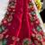 Rani Pink Color Tussar Silk Floral Thread Embroidered Saree