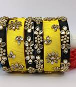 Handmade silk thread bangle partywear and fashionable  for girls and women