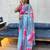 grey printed organza saree with blouse 