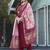 Maroon Designer Straight Kurti Pant Dupatta Set With Embroidery And Hand Work 