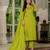 Parrot green Designer Straight Kurti Pant Dupatta Set With Embroidery And Hand Work