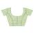 light green chanderi silk blend saree with blouse piece