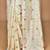 cream chanderi silk blend saree with blouse piece