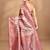 purple kanjiviram silk blend saree with blouse piece