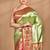light green banarasi silk blend saree with blouse piece