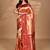 peach two dye silk blend saree with blouse piece