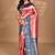 pink two dye silk blend saree with blouse piece