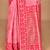 pink kashmiri silk linen saree with blouse piece