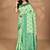 light green kashmiri silk linen saree with blouse piece