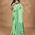 light green kashmiri silk linen saree with blouse piece