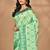 light green kashmiri silk linen saree with blouse piece