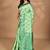 light green kashmiri silk linen saree with blouse piece