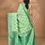light green kashmiri silk linen saree with blouse piece