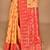 yellow kashmiri silk linen saree with blouse piece