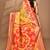 mustard linen saree with blouse piece