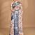 multicolor chanderi digital print saree with blouse piece