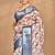 multicolor chanderi digital print saree with blouse piece