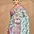 multicolor chanderi digital print saree with blouse piece
