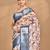 multicolor chanderi digital print saree with blouse piece