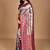 multicolor chanderi digital print saree with blouse piece