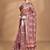 multicolor chanderi digital print saree with blouse piece