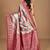 multicolor chanderi digital print saree with blouse piece