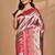 purple motifs silk blend dharmavaram saree with blouse piece
