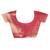 purple motifs silk blend dharmavaram saree with blouse piece