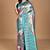 maroon ethnic motifs silk blend saree with blouse piece